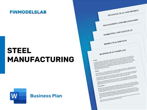 metal fabrication business plan|steel company business plan template.